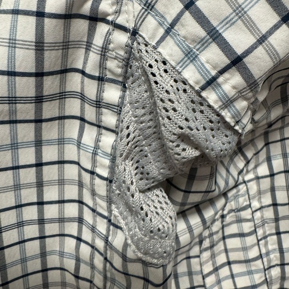 REI Vented Fly Fishing Hiking Long Sleeve Button‎ Down Shirt - Mens medium - Picture 8 of 9